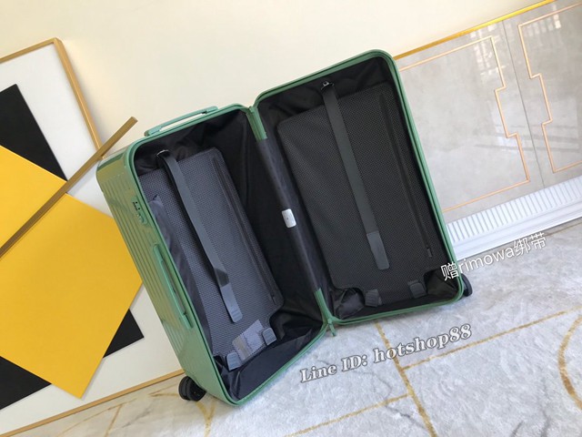 RIMOWA行李箱方胖子四輪拉杆箱 全新色彩系列 型號90043 日默瓦PC拉鏈箱 gdx1200